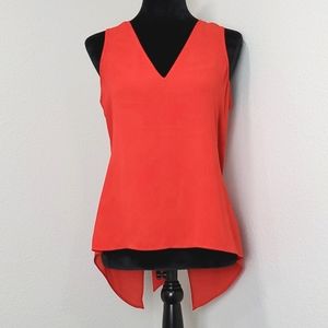3/$35 Express Split Back Chiffon Tank Top